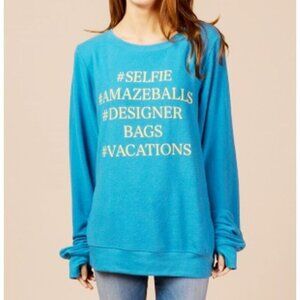 GOD SAVE LA Soft Sweatshirt BLUE #Selfie #Amazeballs #DesignerBags #Vacations